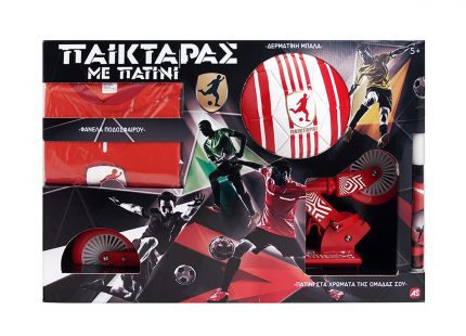 Λαμπάδα Παικταράς Κόκκινος Με Πατίνι, Φανέλα Και Μπάλα 5+ - As Company