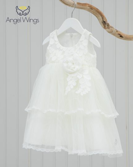 Βαπτιστικό φορεματάκι για κορίτσι Lilium, Angel Wings