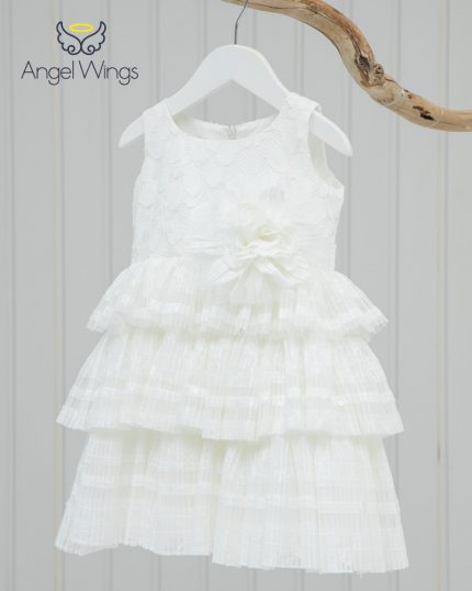 Βαπτιστικό φορεματάκι για κορίτσι Madrid, Angel Wings