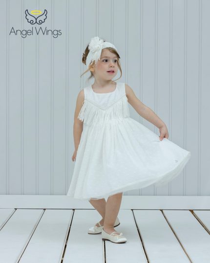 Βαπτιστικό φορεματάκι για κορίτσι Ginger, Angel Wings
