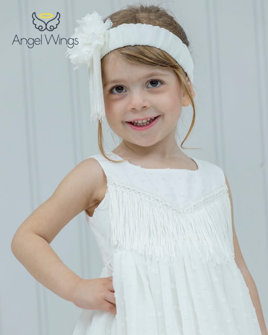 Βαπτιστικό φορεματάκι για κορίτσι Ginger, Angel Wings