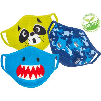 Σετ 3 Παιδικές Μάσκες – Shark Multi - Zoocchini