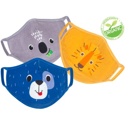 Σετ 3 Παιδικές Μάσκες – Dog Multi - Zoocchini