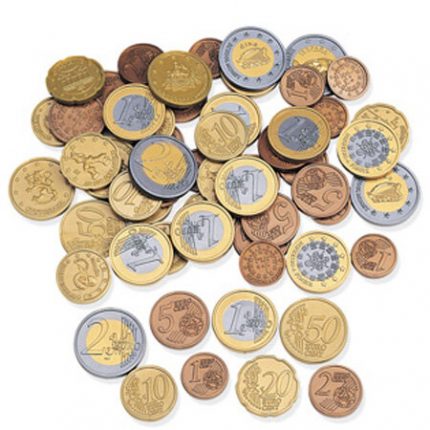 Νομίσματα Ευρώ (σετ των 80) 101991 4+ - Stem Toys