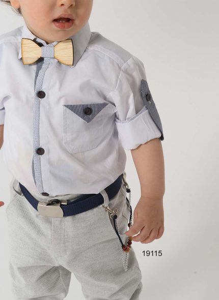 Βαπτιστικό κοστουμάκι για αγόρι 19115, Bonito
