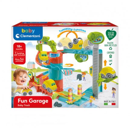 Baby Clementoni Play For Future Βρεφικό Παιχνίδι Πίστα Γκαράζ 18m+ 1000-17404#, As Company