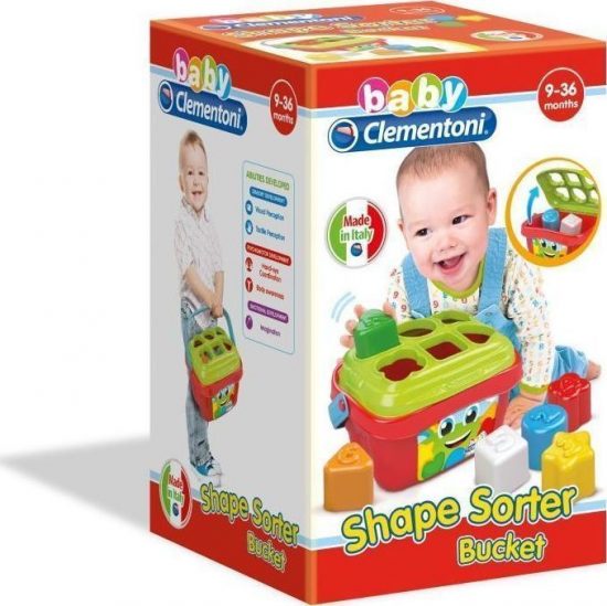 Baby Clementoni Play For Future Βρεφικό Παιχνίδι Κουβαδάκι Με Σχήματα Για 10m+ - As Company