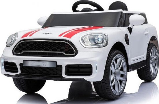 Zita Toys Ηλεκτροκίνητο Αυτοκίνητο Τύπου Mini Cooper 12V Άσπρο 017.588BT-W