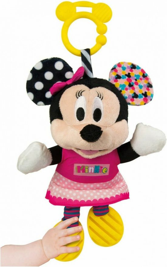 Baby Clementoni Disney Baby Βρεφικό Παιχνίδι Minnie Χνουδωτό-Κουδουνίστρα 1000-17164 6m+, As Company