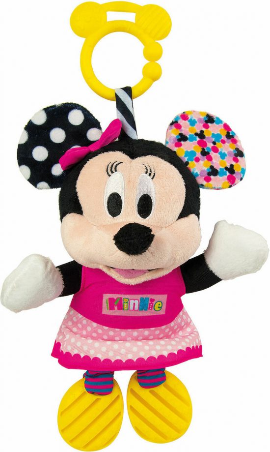 Baby Clementoni Disney Baby Βρεφικό Παιχνίδι Minnie Χνουδωτό-Κουδουνίστρα 1000-17164# 6m+, As Company