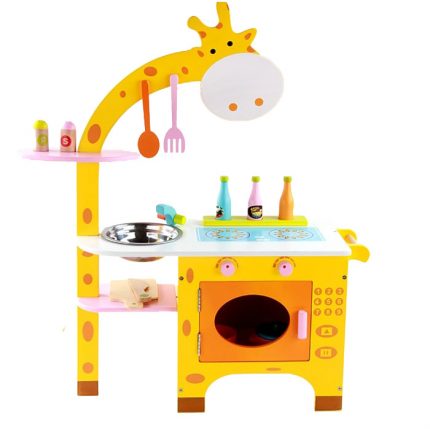 Ξύλινη Κουζίνα Καμηλοπάρδαλη 005.236, Zita Toys