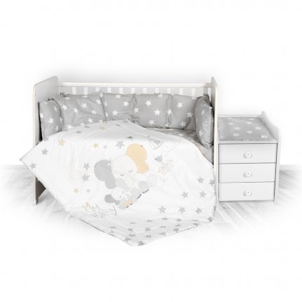 Lorelli Σετ Προίκα Μωρού TREND Gray Elephant Stars 20800054701