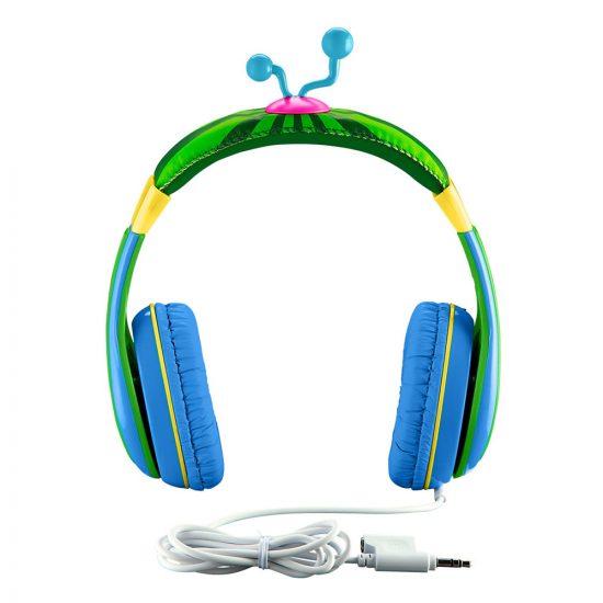Cocomelon Ενσύρματα Ακουστικά με Ασφαλή Μέγιστη Ένταση (Μπλε/Πράσινο/Κίτρινο)# 3+ - eKids