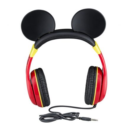 Mickey Mouse Ενσύρματα Ακουστικά με Ασφαλή Μέγιστη Ένταση (Κόκκινο/Κίτρινο/Μαύρο) 3+ - eKids