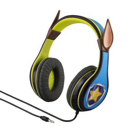 Paw Patrol Chase Ενσύρματα Ακουστικά με Ασφαλή Μέγιστη Ένταση (Μπλε/Κίτρινο) 3+ - eKids