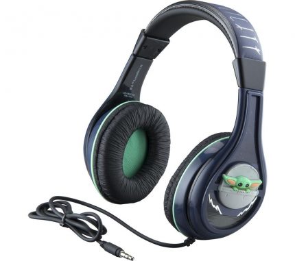 The Mandalorian Ενσύρματα Ακουστικά με Ασφαλή Μέγιστη Ένταση Ήχου 3+ (Μπλε) - eKids