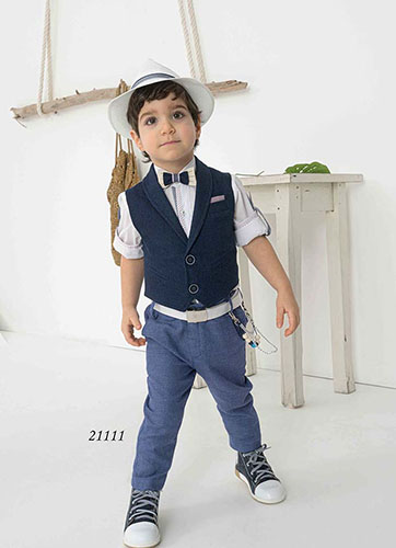 Βαπτιστικό κοστουμάκι για αγόρι 22111, Bonito