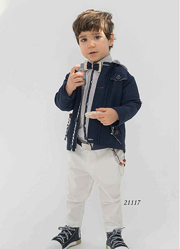 Βαπτιστικό κοστουμάκι για αγόρι 22117, Bonito