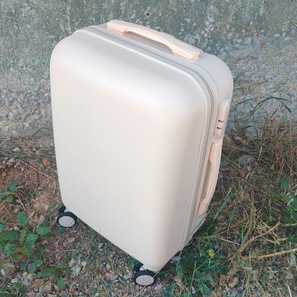 Βαλίτσα Trolley 20" Ιβουάρ Ματ Σαγρέ (55x35x22cm) | ΒΑΛ33