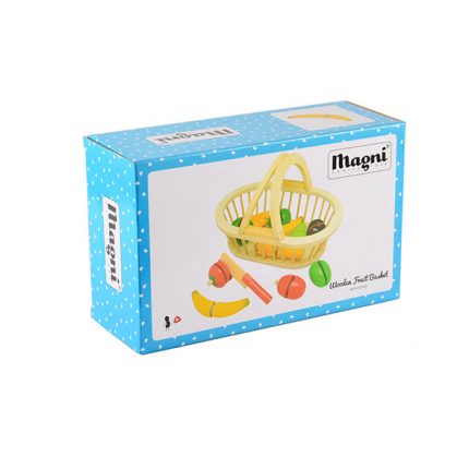 Ξύλινα φρούτα με καλάθι - Magni