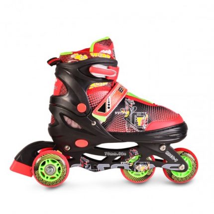 Byox Πατίνια Roller Inline Skates Mask L (38-41) Black 3800146254209