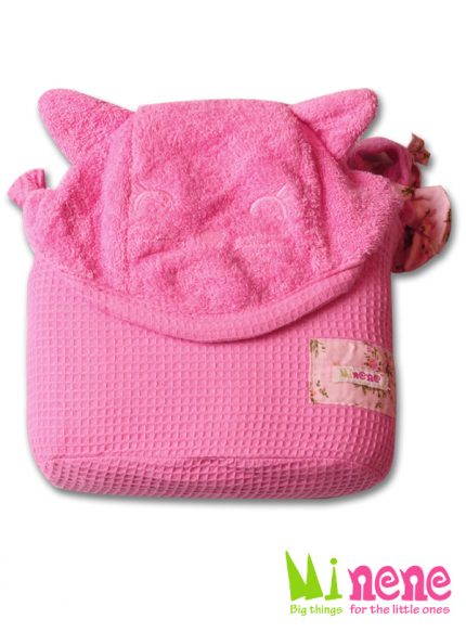 Cuddly Towel (Πετσέτα 2σε1) Ροζ - Minene