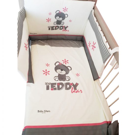 Σετ Προίκας Μωρού 4 τεμ. Teddy Flower 3010#, Bebe Stars