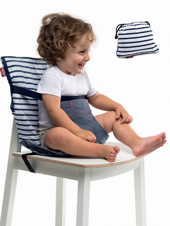 Κάθισμα Φαγητού Pocket Chair Μπλε Ριγέ - Baby to Love