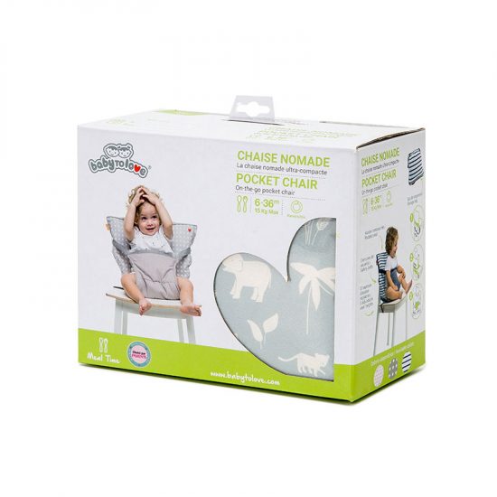 Pocket Chair Green Tropic - Baby to Love