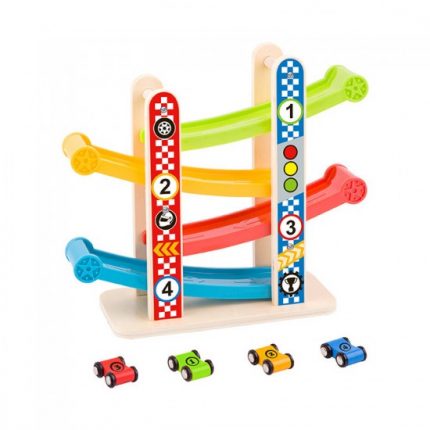 Ξύλινα Πίστα με Αυτοκινητάκια Small 6970090042478 # 24m+ - Tooky Toy TY840