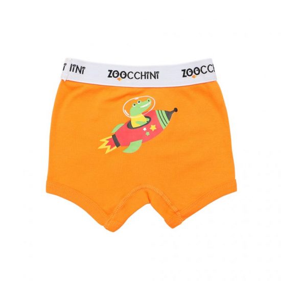 100% οργανικά βαμβακερά Boxer Shorts -Space Force 3τμχ - Zoocchini