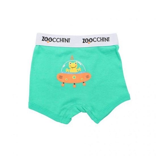 100% οργανικά βαμβακερά Boxer Shorts -Space Force 3τμχ - Zoocchini