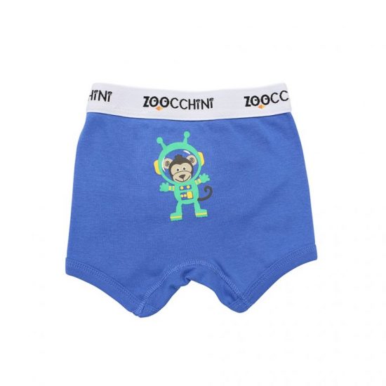 100% οργανικά βαμβακερά Boxer Shorts -Space Force 3τμχ - Zoocchini