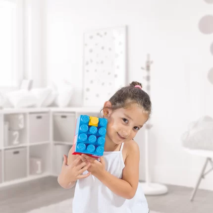 Dolu Toy Τσάντα με 70 Τουβλάκια Τρένο 001.5028 12m+
