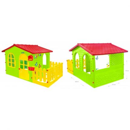 Mochtoys Σπιτάκι Κήπου με Φράχτη Big garden house with fence12243 5907442122435