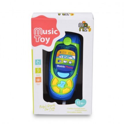 Μουσικό Παιδικό Τηλέφωνο Μπλε K999-72B 3800146220631 - Moni Toys