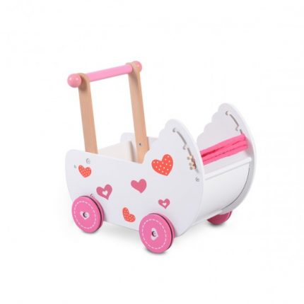Ξύλινο Καρότσι για Κούκλες 2150 3800146221584, Moni Toys