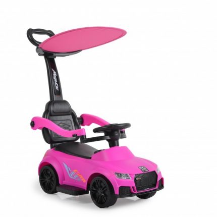 Moni Περπατούρα Αυτοκινητάκι με λαβή γονέα Victory Pink 3800146230937