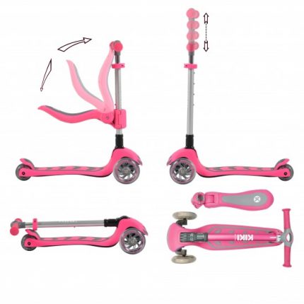 Byox Πατίνι Scooter Τρίτροχο Kiki Pink 3800146201920