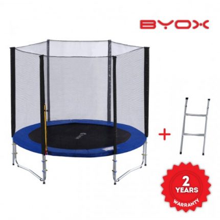 Byox Τραμπολίνο με Δίχτυ και Σκάλα 8ft (244cm) 3800146253691
