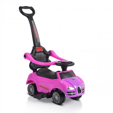 Moni Περπατούρα Αυτοκινητάκι με λαβή γονέα Rider 208 Pink  3800146230869