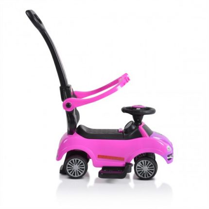 Moni Περπατούρα Αυτοκινητάκι με λαβή γονέα Rider 208 Pink  3800146230869