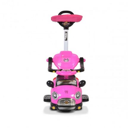 Moni Περπατούρα Αυτοκινητάκι με λαβή γονέα Paradise Pink K401-3 3800146230289