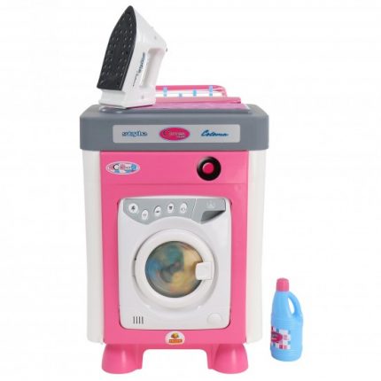 Πλυντήριο Ρούχων με Σιδερώστρα Carmen 57907 Little Washing Machine 4810344057907 - Polesie