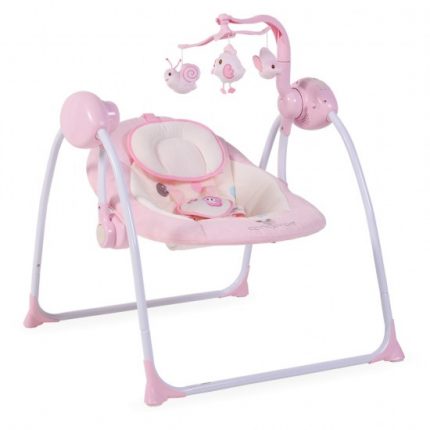 Ηλεκτρική Κούνια-Ρηλαξ Baby Swing + Pink 3800146247119 - Cangaroo