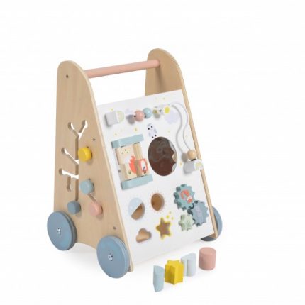 Ξύλινη Περπατούρα 2145 5τμχ Wooden Multi Activity Walker 3800146223069 - Moni Toys