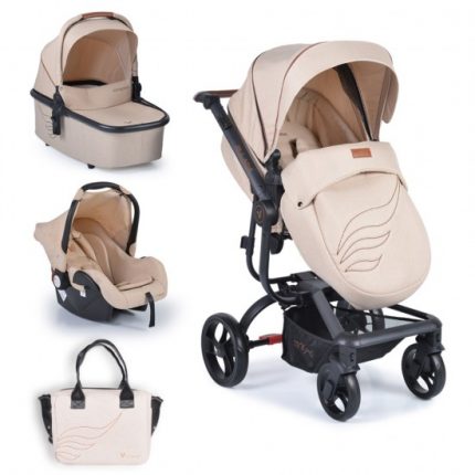 Cangaroo Πολυκαρότσι Ellada 3 in 1 Beige 3800146235611