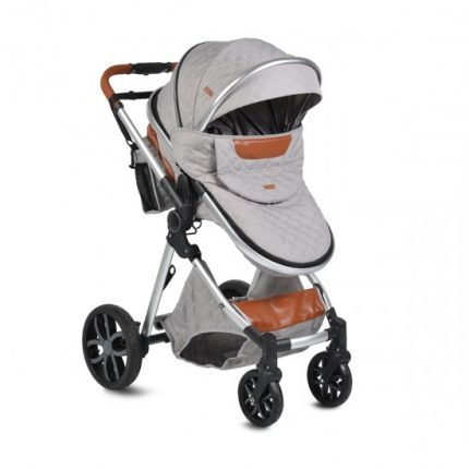 Moni Καρότσι Alma 2 in 1 Light Grey 3800146235482