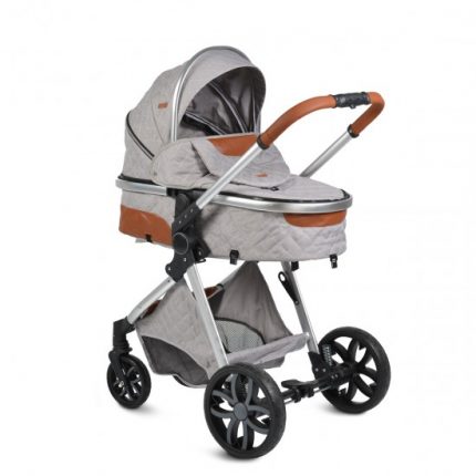 Moni Καρότσι Alma 2 in 1 Light Grey 3800146235482