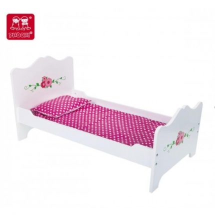 Ξύλινο Κρεβάτι Κούκλας PH12B019 380014622253 - Moni Toys